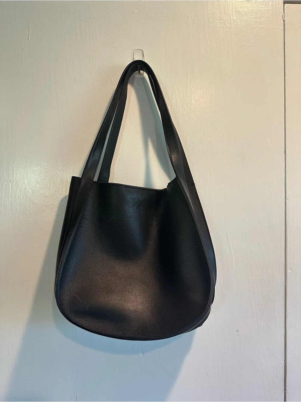 Madewell Black Leather Shoulder Bag